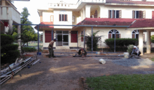 Work is underway at the Sacred Heart Seminary to repair the damage caused by severe flooding in Kerala last August. MSC Missions, Missionaries of the Sacred Heart, Fr Richard Suresh, Fr Richard Suresh MSC, Sacred Heart Seminary Kerala, Sacred Heart Seminary India, Sacred Heart Seminary Kanjoor, Sacred Heart Seminary Ernakulam, Missionaries of the Sacred Heart India, missionary work in India, missionary work in Kerala, missionary outreach in Kerala, missionary outreach in India, Kerala floods, flooding in Kerala